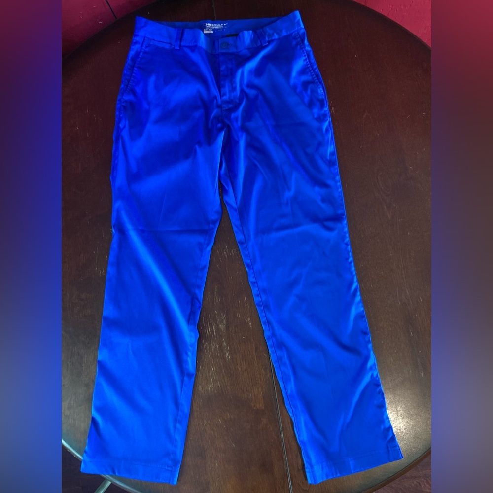 Nike Golf Tour Performance Dri-Fit Pants 32x30 Electric Blue